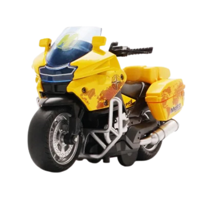 Rückzieh-Spielzeugmotorrad für Kinder mit Licht- und Soundeffekten