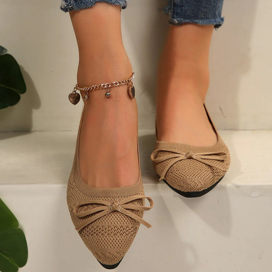 Spitze Damen Ballerinas