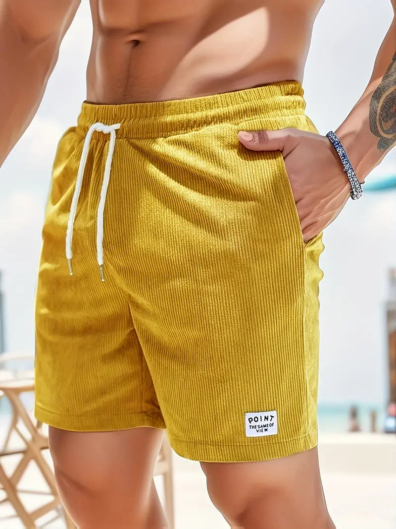 Herren-Badeshorts aus Cord