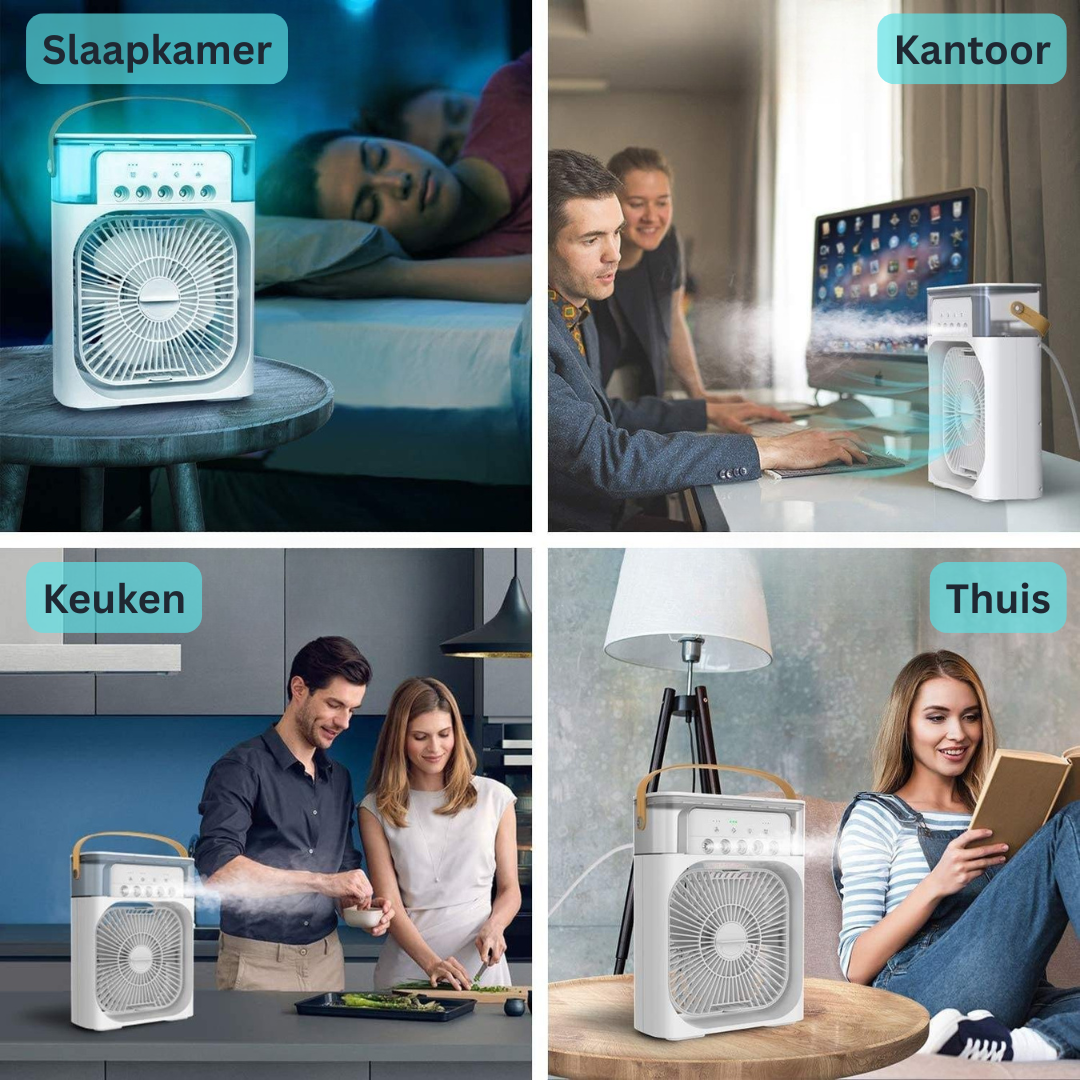 Tragbarer Luftkühler mit Luftbefeuchterfunktion