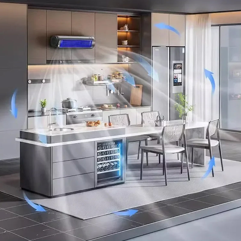 Tragbarer, wiederaufladbarer Turmventilator mit Luftkühler