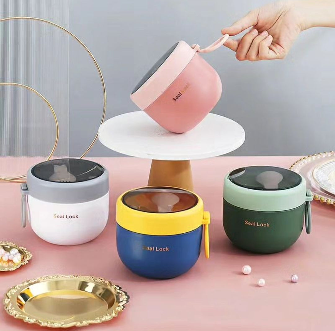 Wärmeisolierte Edelstahl-Essensbox – kompaktes und auslaufsicheres Design