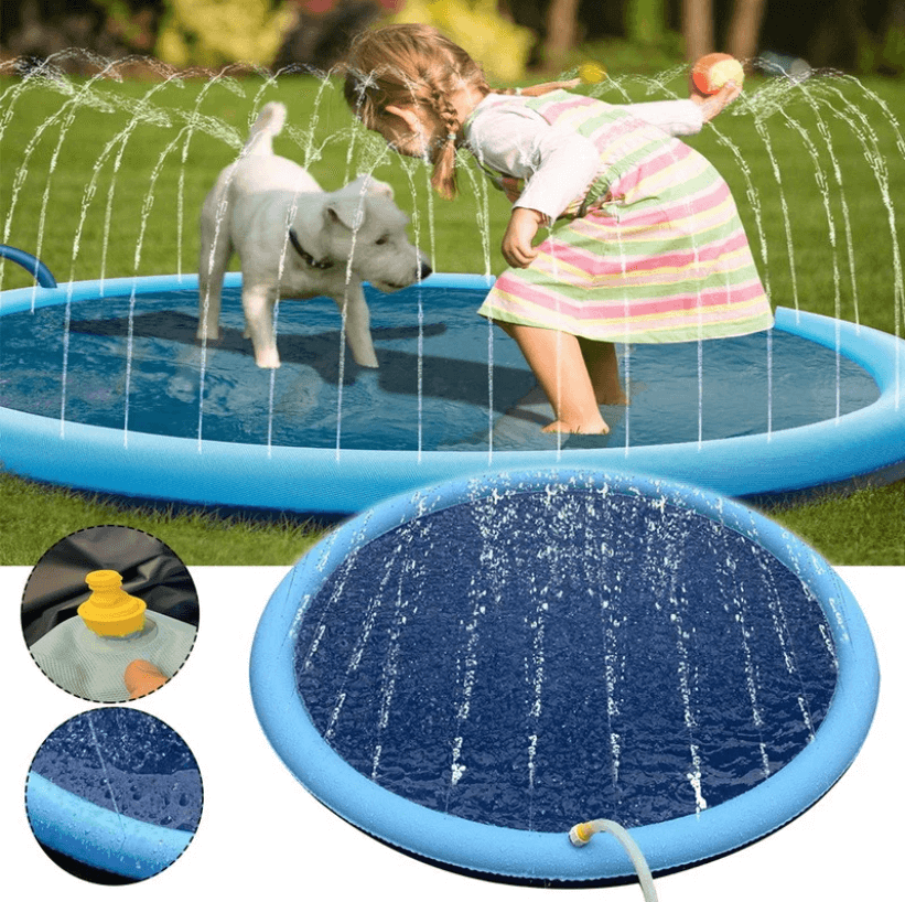 Kühlende Wasserspielmatte für Hunde – Zur Abkühlung und zum Spielen in der Sommerhitze