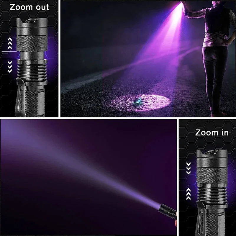 Inspection Pro tragbare LED-UV-Lampe – 395 nm kompakter Fleckendetektor