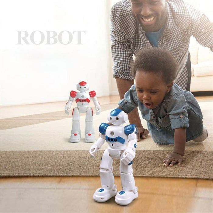 Intelligenter Spielzeugroboter für Kinder – interaktiver Lernroboter mit Gestensteuerung, tanzend und sprechend, wiederaufladbar