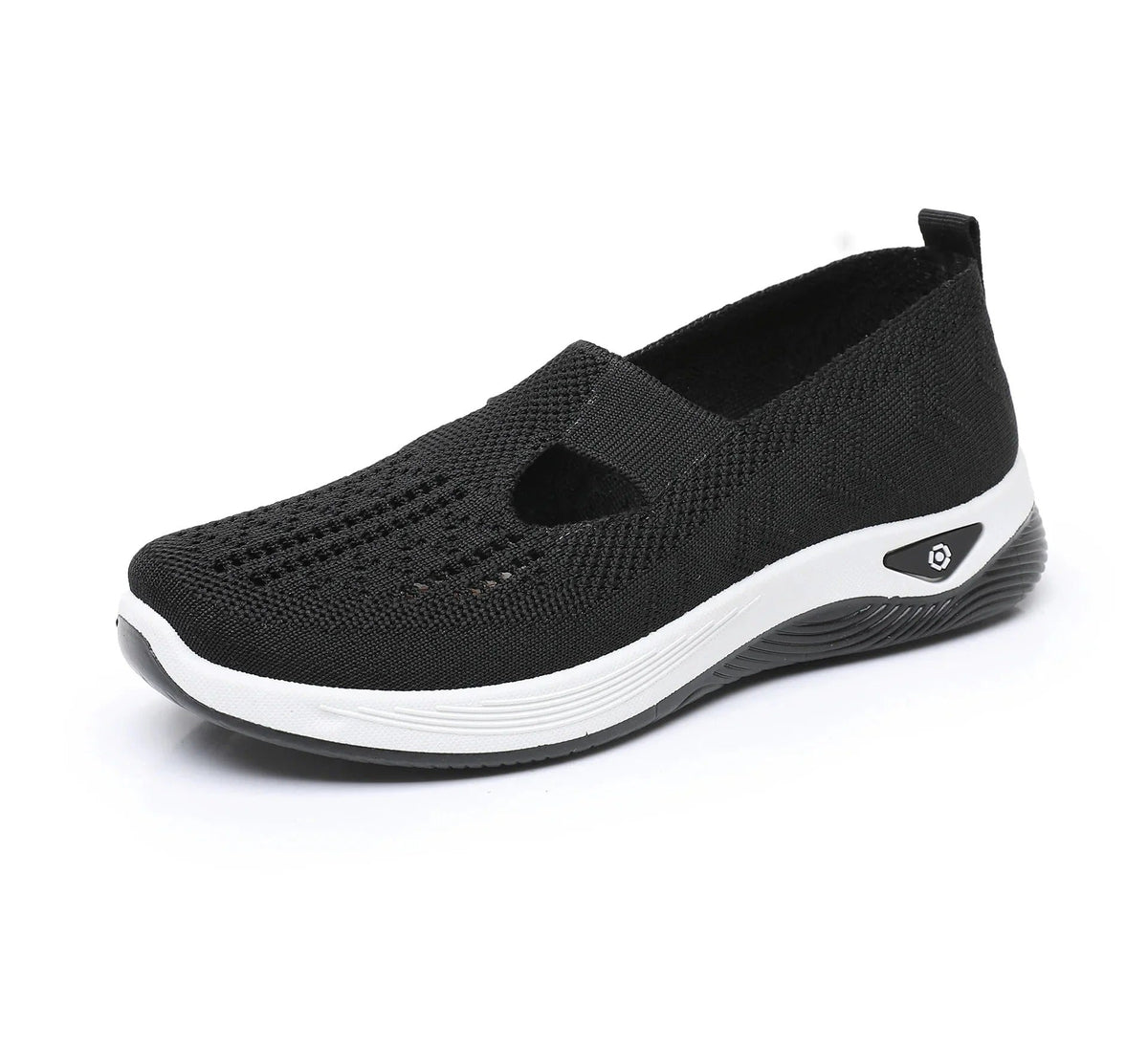 Gut belüftete Damenschuhe mit Stossdämpfung