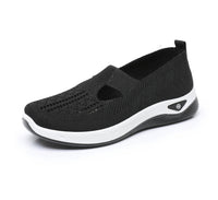 Gut belüftete Damenschuhe mit Stossdämpfung