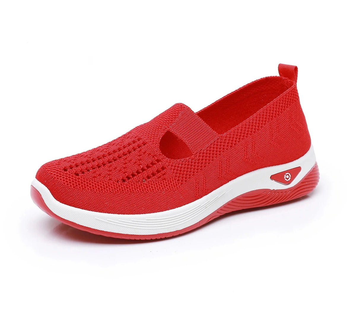 Gut belüftete Damenschuhe mit Stossdämpfung