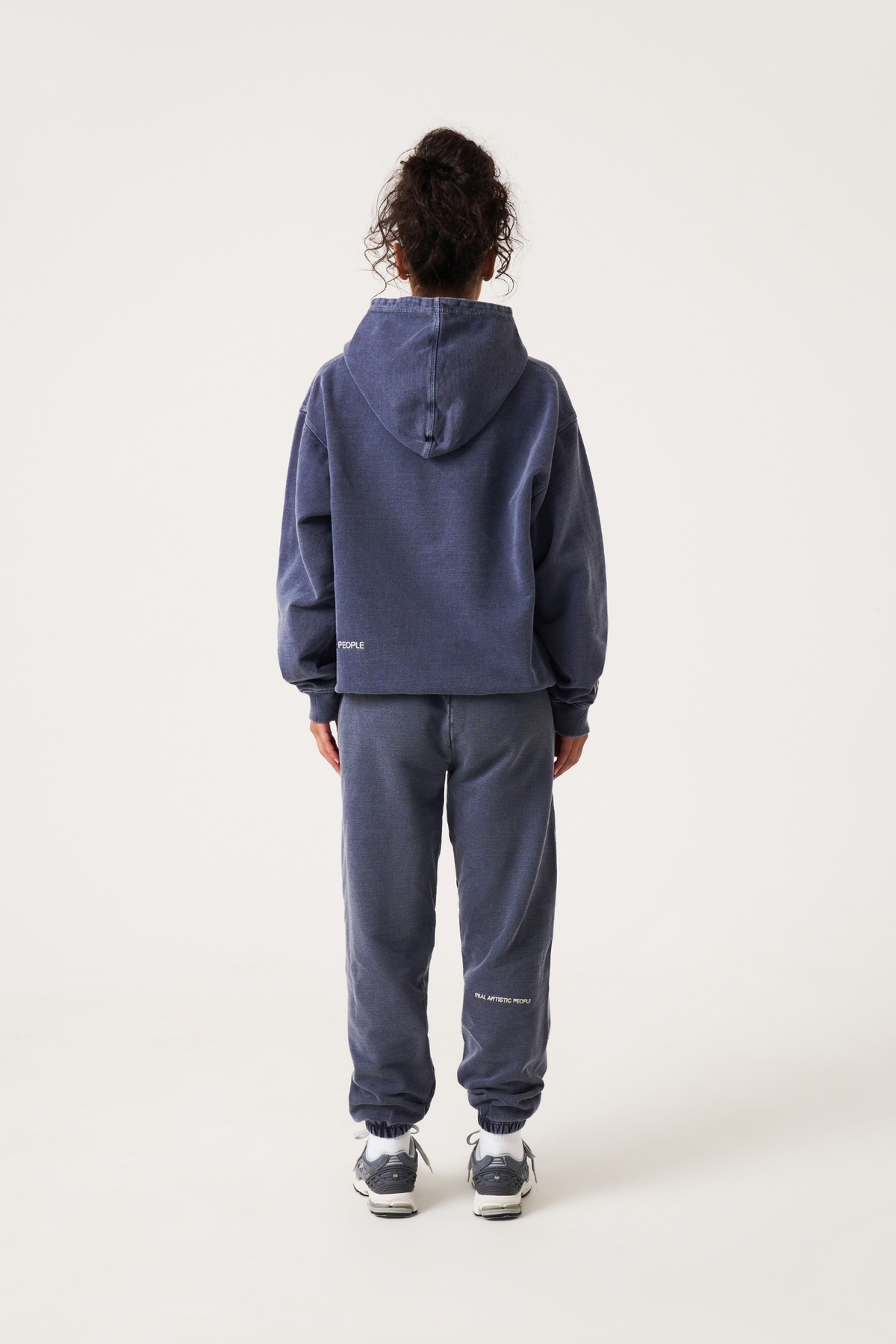 Kapuzenpullover mit Kristallen - Marineblau | Luxus-Streetwear