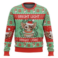 Weihnachtliches Gremlins Oberteil mit 3D-Druck | Unisex-Pullover mit winterlichem Monstermotiv