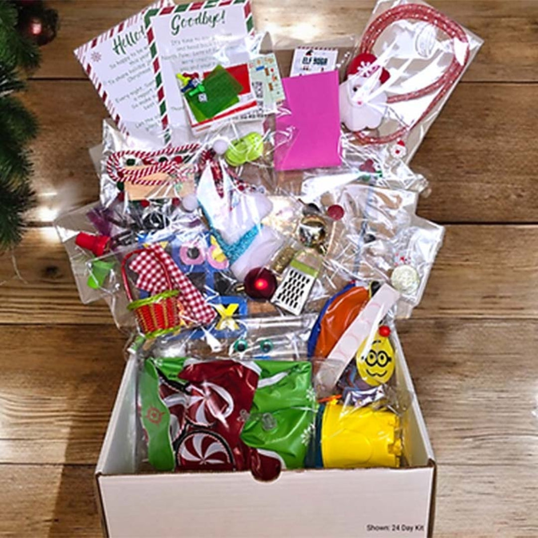 Weihnachtswichtel-Set für kreative Aktivitäten