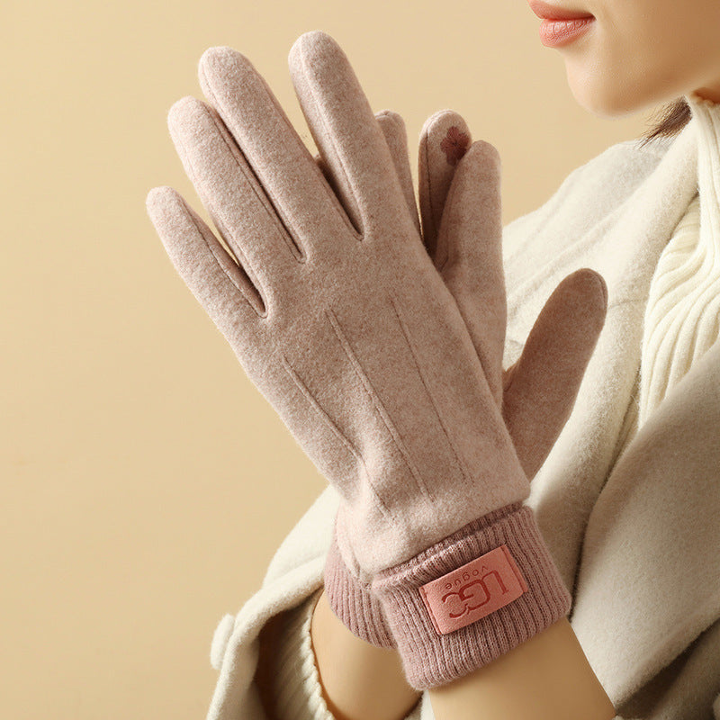 Kaschmir-Wolle Touchscreen-Handschuhe