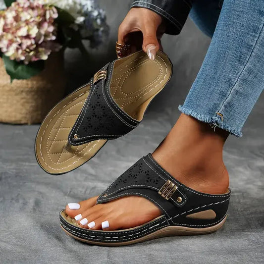 Bequeme orthopädische Damensandalen