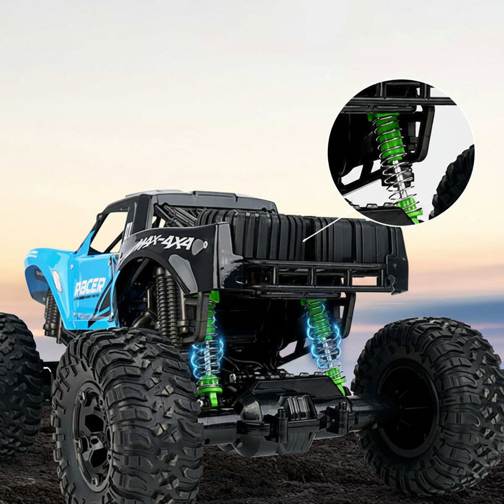 Amphibischer 4x4 Offroad-RC-Monstertruck mit 2,4-GHz-Fernsteuerung
