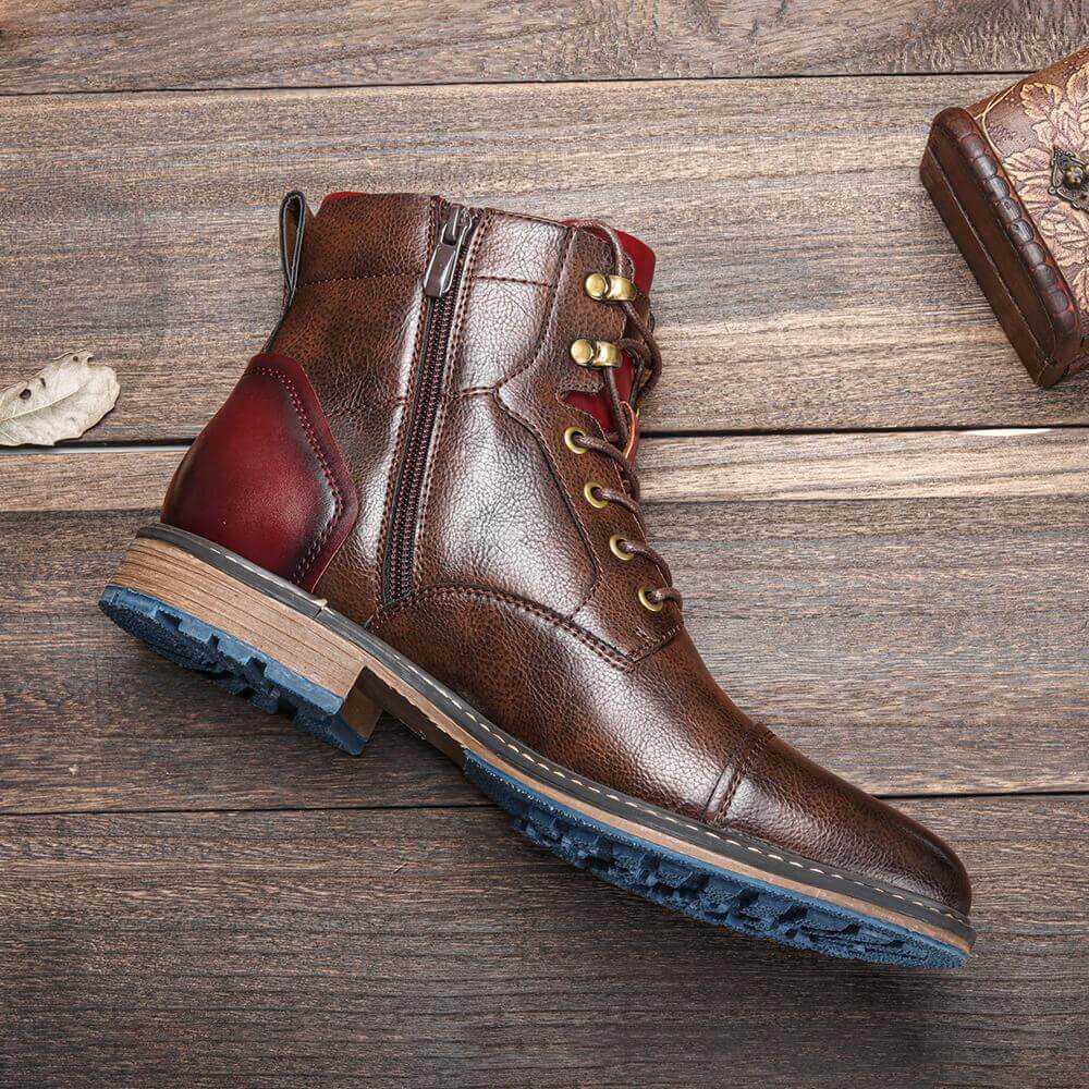 Handgefertigte Oxford-Stiefeletten für Herren