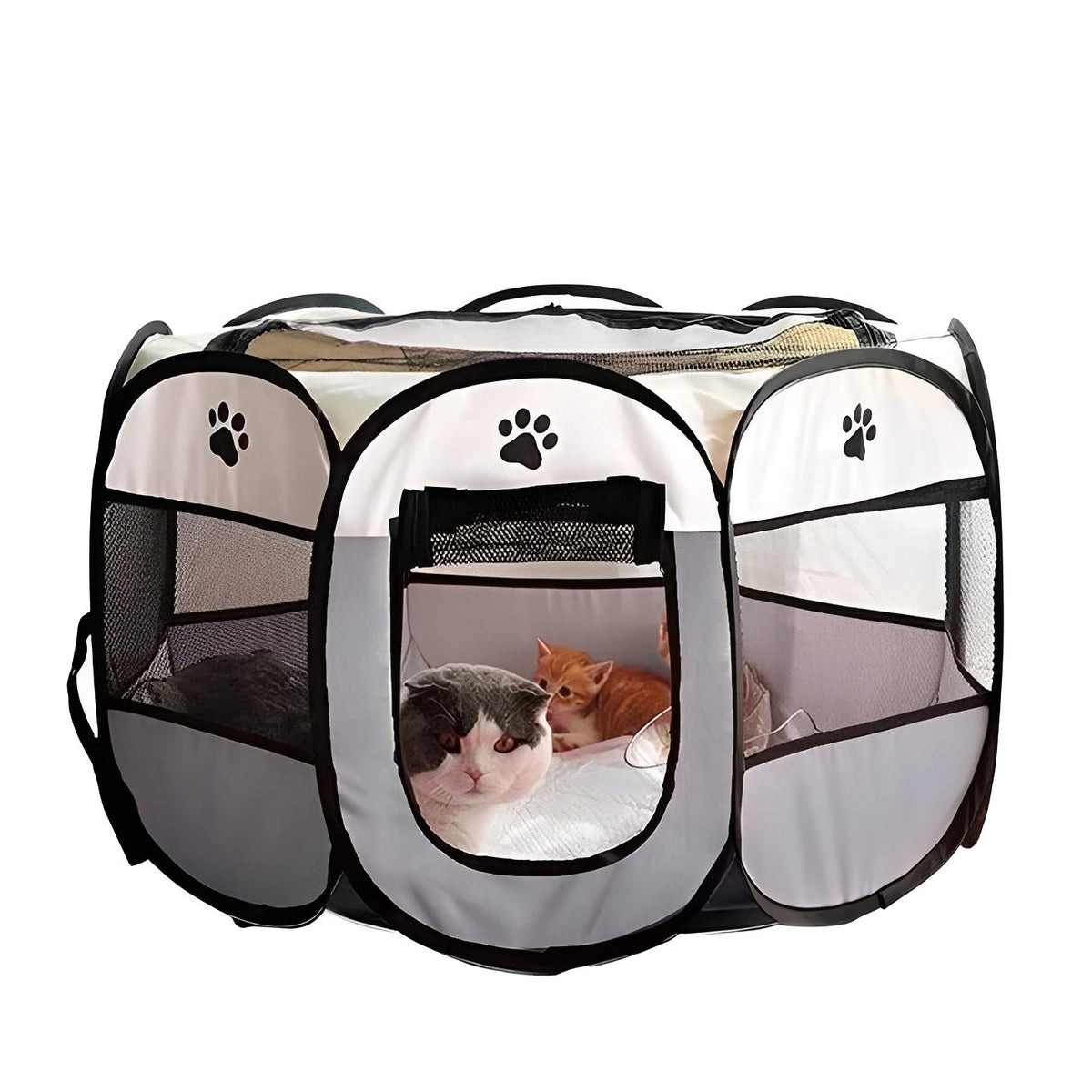 Haustierzelt für Katzen und kleine Hunde, für den Innen- und Aussenbereich