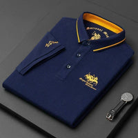 Klassisches Poloshirt für Herren mit kurzen Ärmeln und Kragen