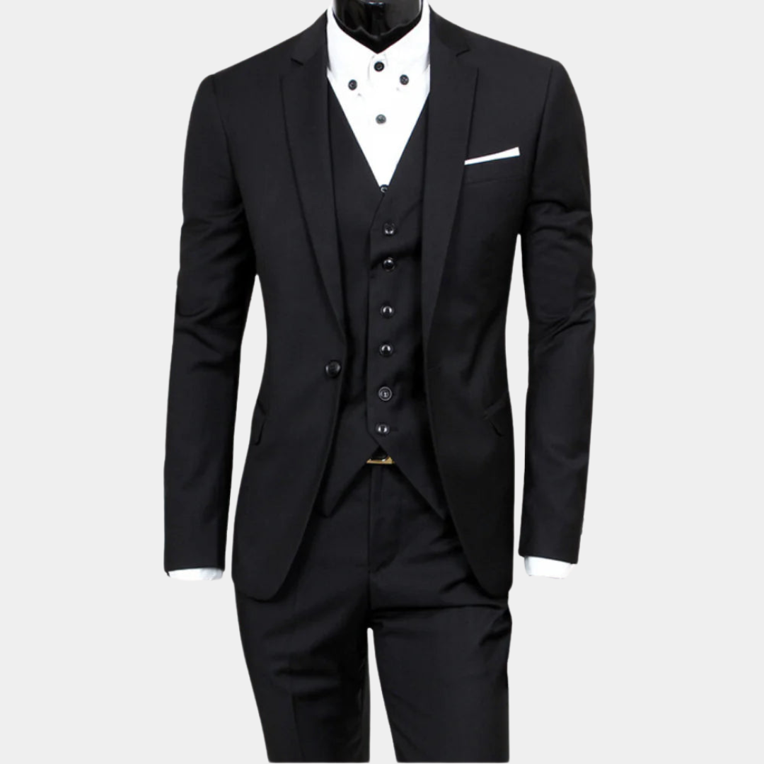 Klassischer dreiteiliger eleganter Herrenanzug