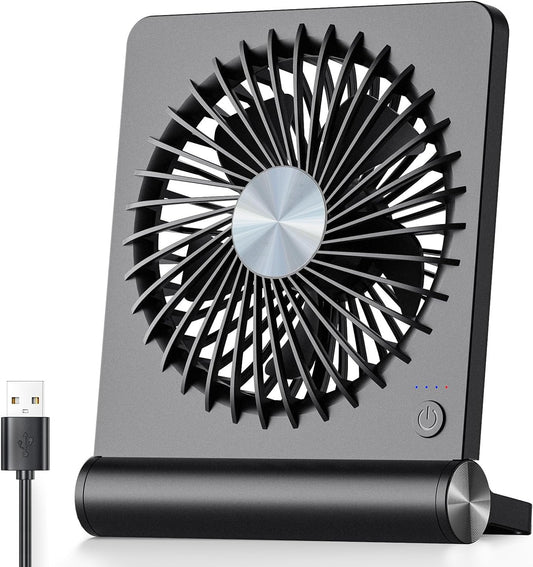 Kleiner, ultra leiser Tischventilator mit starkem Luftstrom