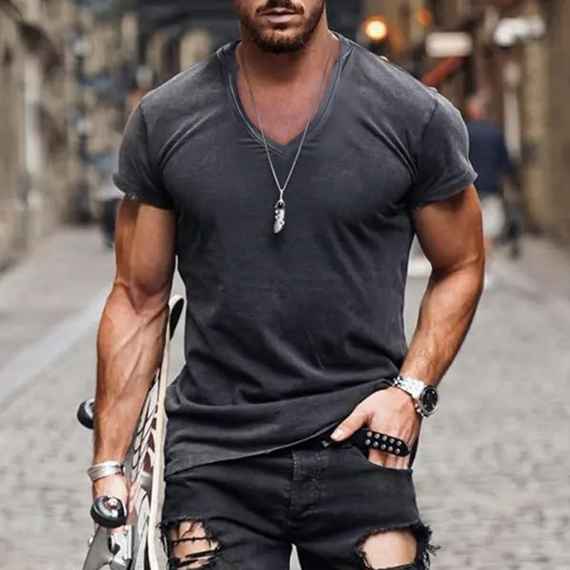 Leichtes Sommer-Herren-T-Shirt