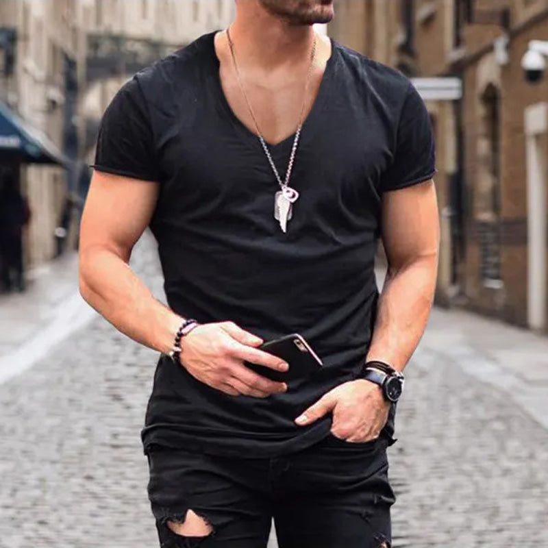 Leichtes Sommer-Herren-T-Shirt