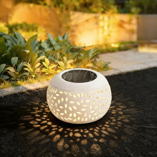 Solar-Tischleuchte für aussen – Stimmungsvolle Solar-Tischlampe für den Aussenbereich