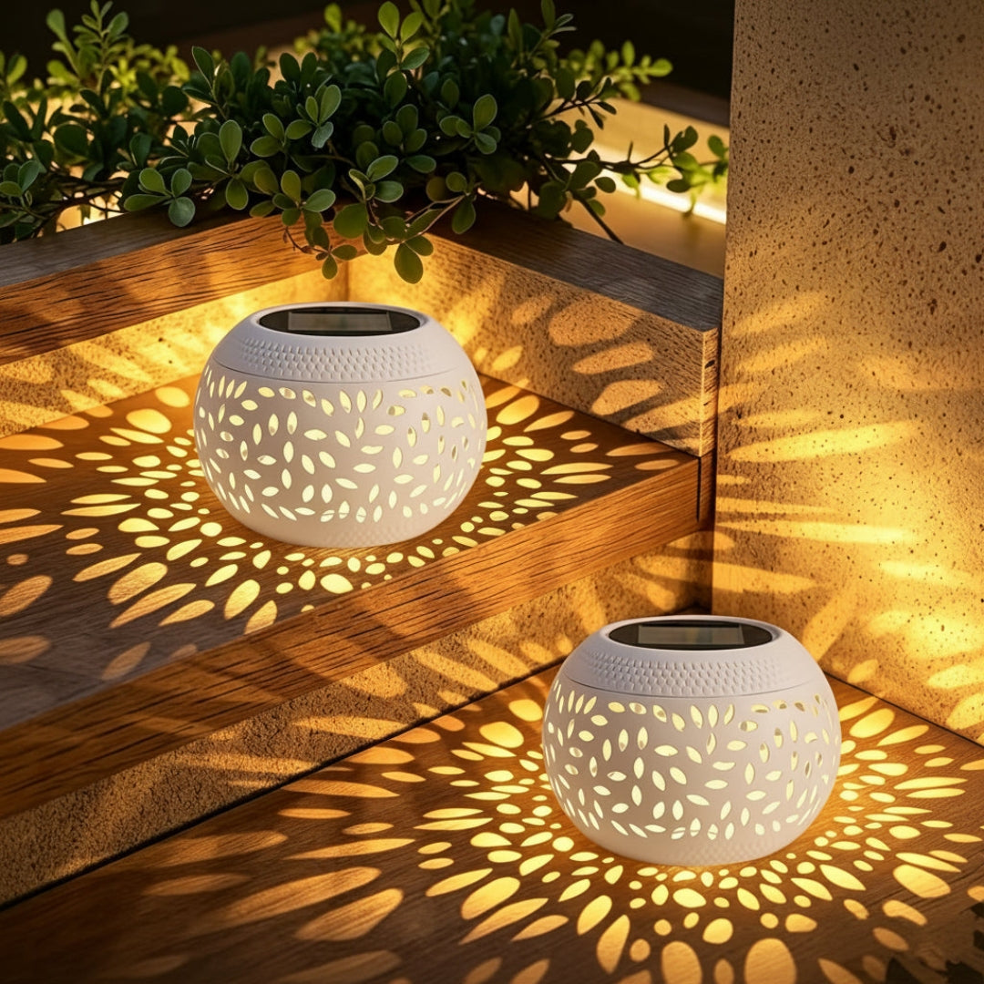 Solar-Tischleuchte für aussen – Stimmungsvolle Solar-Tischlampe für den Aussenbereich