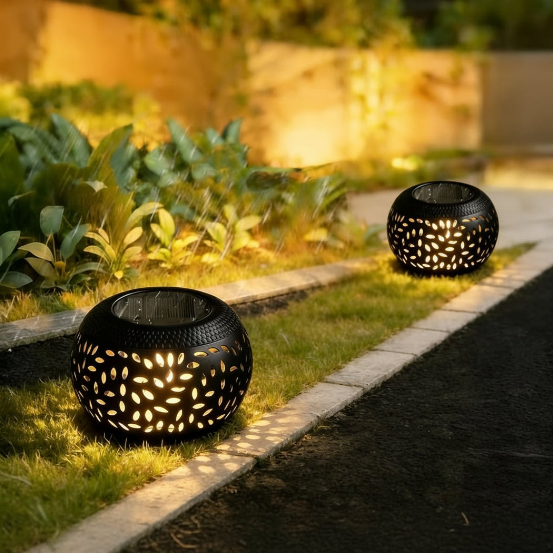 Solar-Tischleuchte für aussen – Stimmungsvolle Solar-Tischlampe für den Aussenbereich