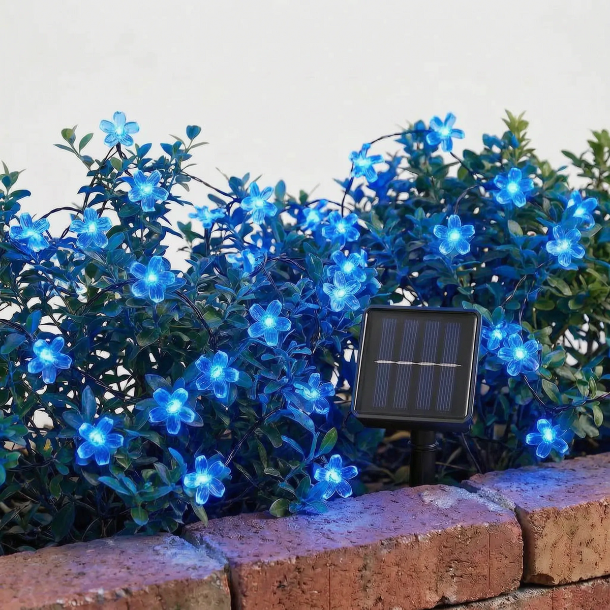 Solar-LED-Blumen-Lichterkette für den Garten für aussen