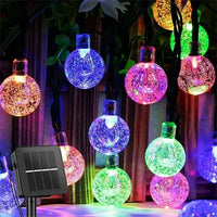 Solar-LED-Lichterkette für aussen - wasserdicht - Garten