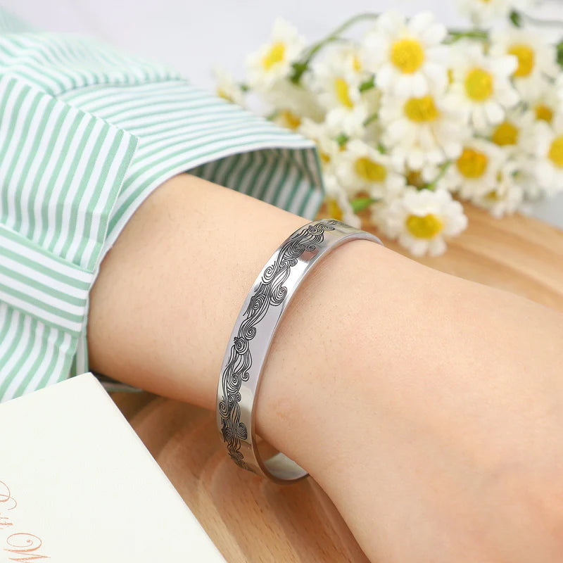 Armband für meine Tochter – mit Aufschrift Ich bin stolz auf dich, in Liebe Papa