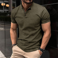 Lässiges Herren-Poloshirt mit Knopfleiste