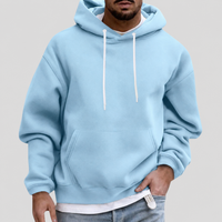 Locker geschnittener Hoodie zum Überziehen