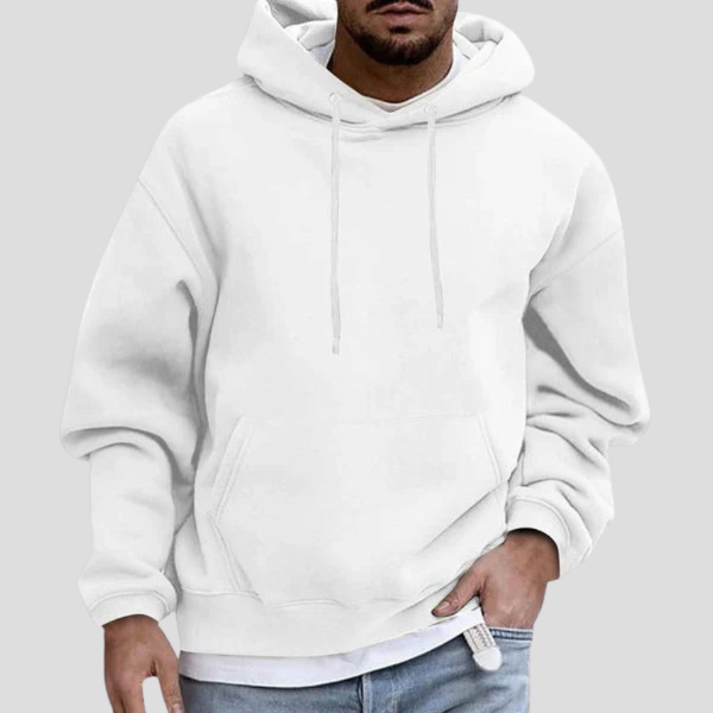 Locker geschnittener Hoodie zum Überziehen