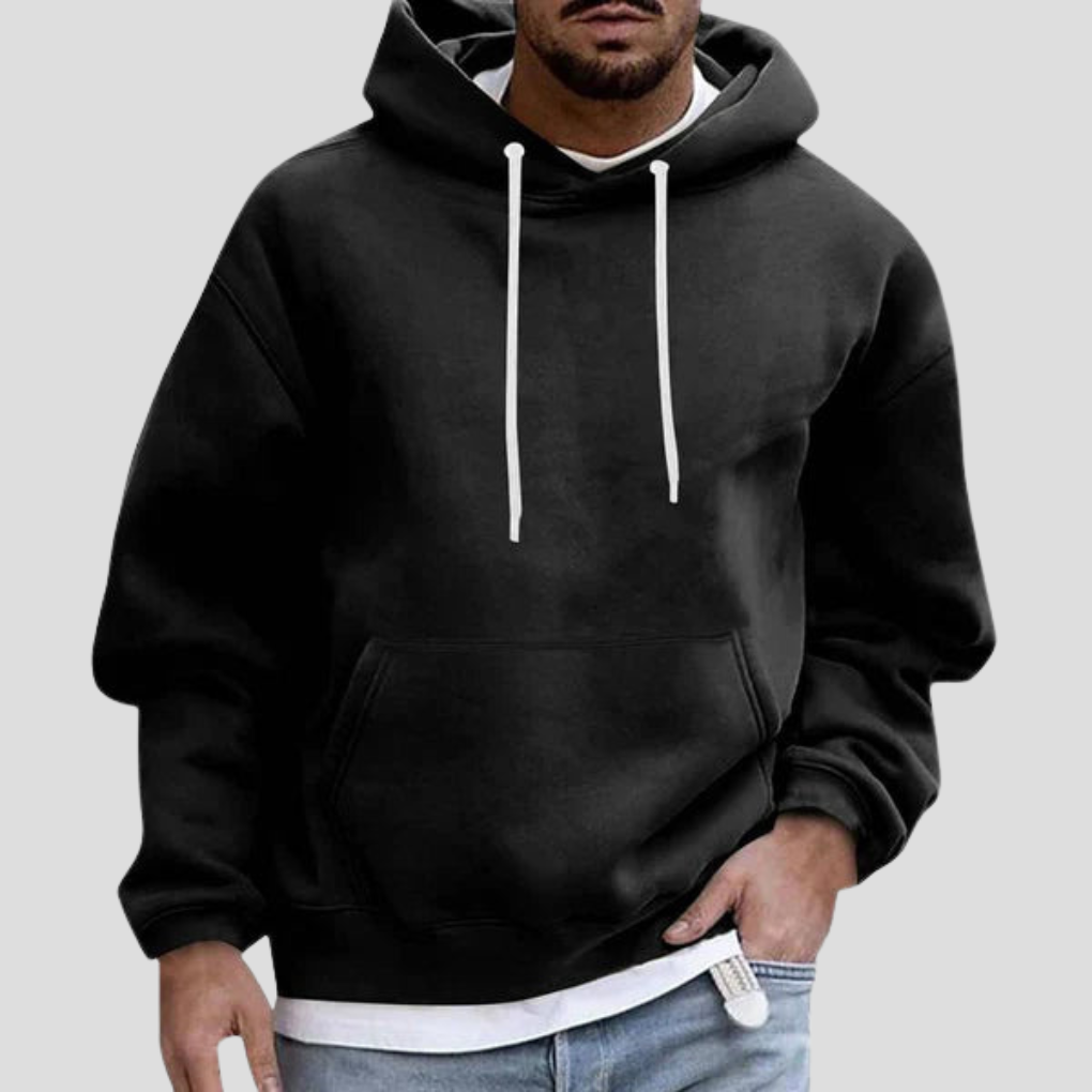 Locker geschnittener Hoodie zum Überziehen