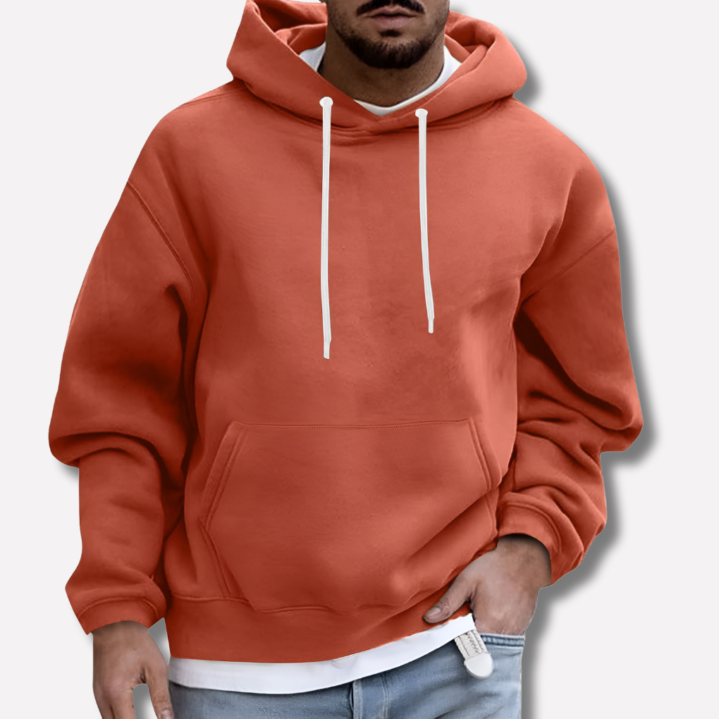 Locker geschnittener Hoodie zum Überziehen