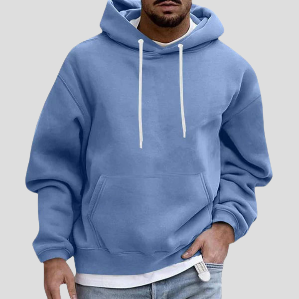 Locker geschnittener Hoodie zum Überziehen
