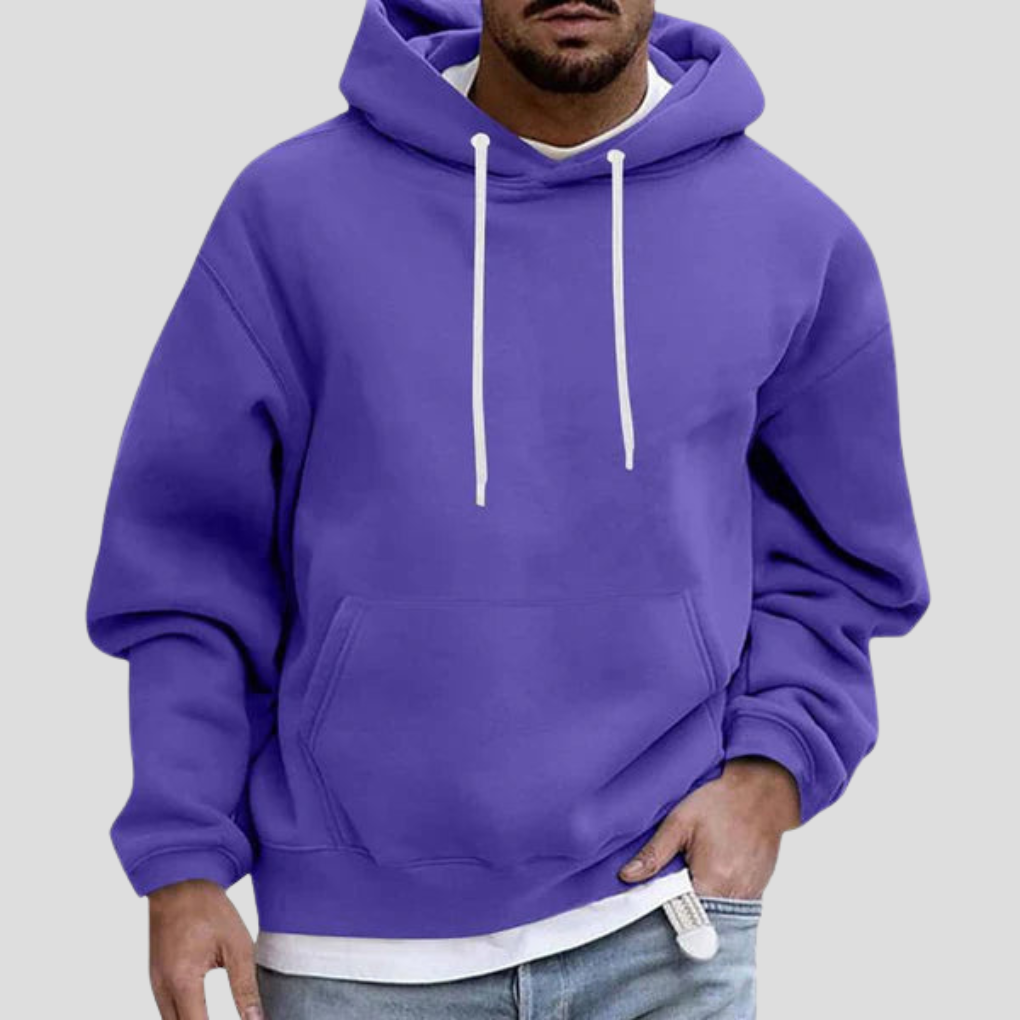 Locker geschnittener Hoodie zum Überziehen