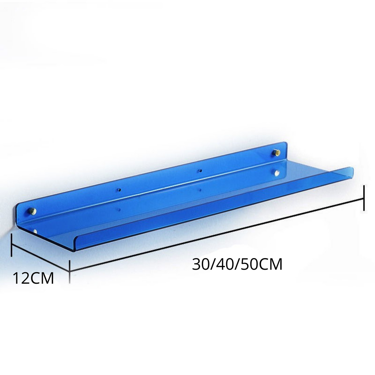 Schwebendes Wandregal - Moderner Badezimmer-Organizer - Acryl