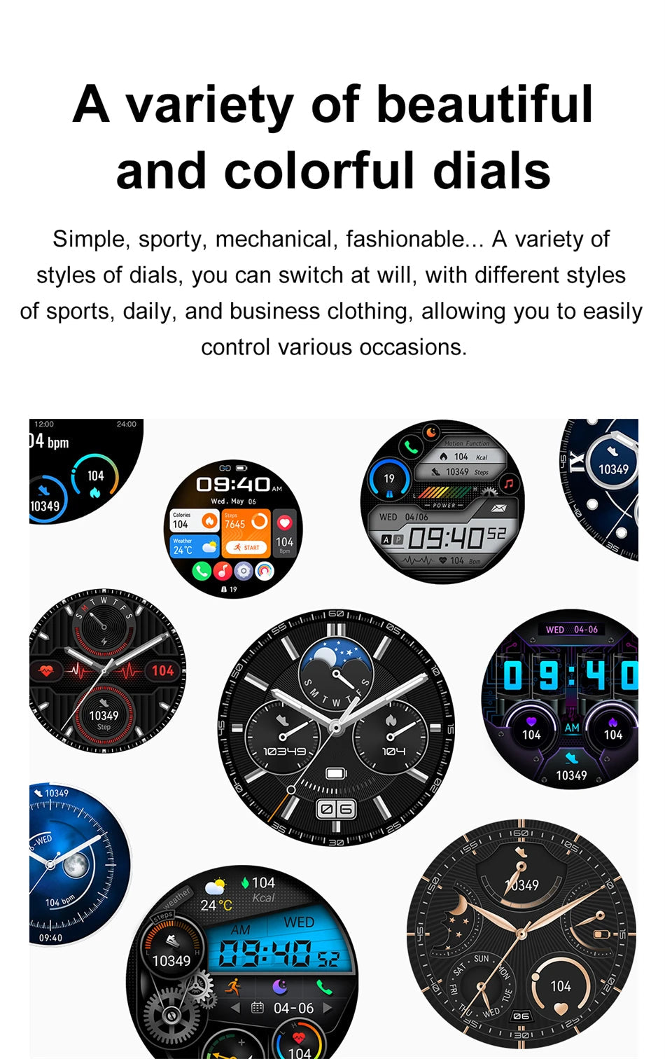 Luxuriöse 4G-Smartwatch für Anrufe und Konnektivität mit Stil