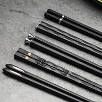Luxus Essstäbchen-Set mit raffinierten Mustern (5 Paar)