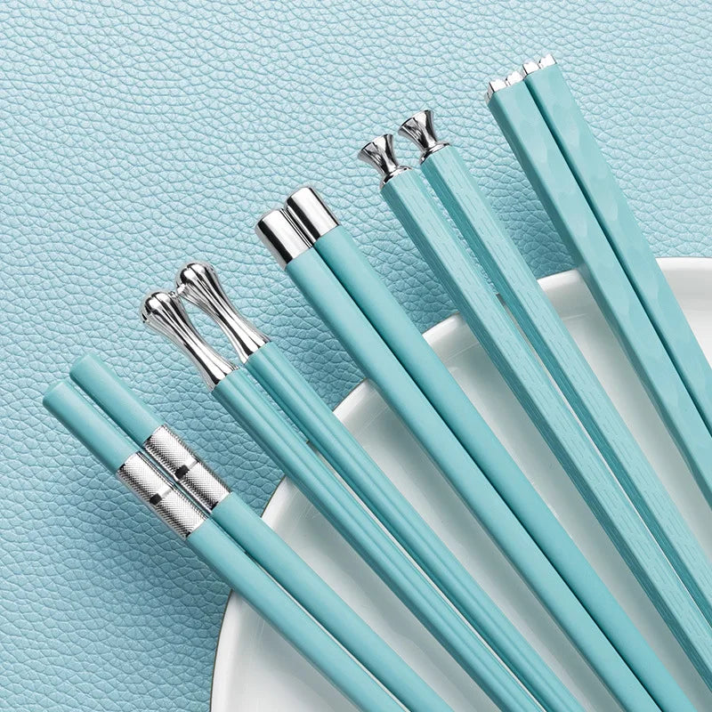 Luxus Essstäbchen-Set mit raffinierten Mustern (5 Paar)