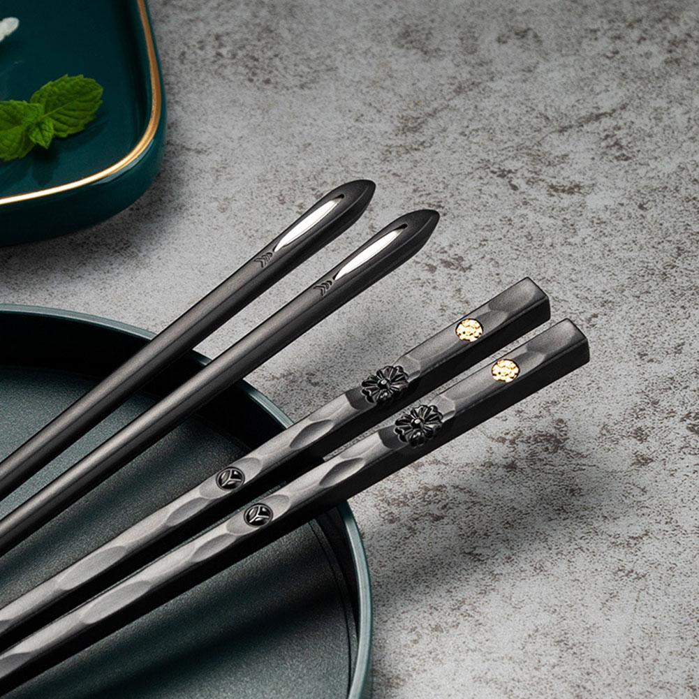 Luxus Essstäbchen-Set mit raffinierten Mustern (5 Paar)