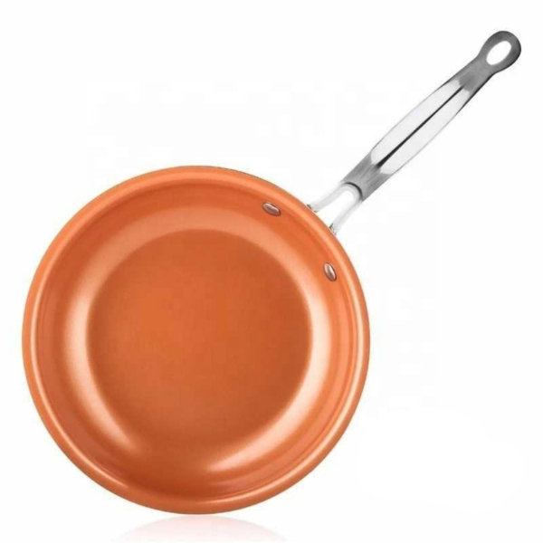 Luxus-Kupferpfanne für präzises Braten und Kochen