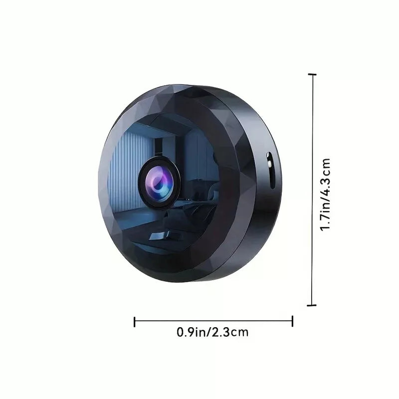 Magnetische Mini-WLAN-Überwachungskamera – 1080P HD | Nachtsicht und Bewegungssensor