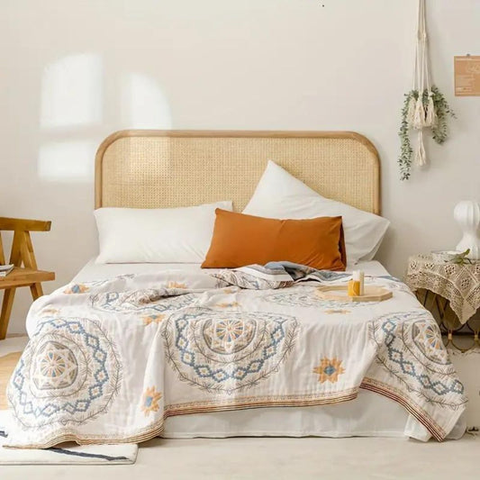 Mandala Boho Kuscheldecke Wohndecke