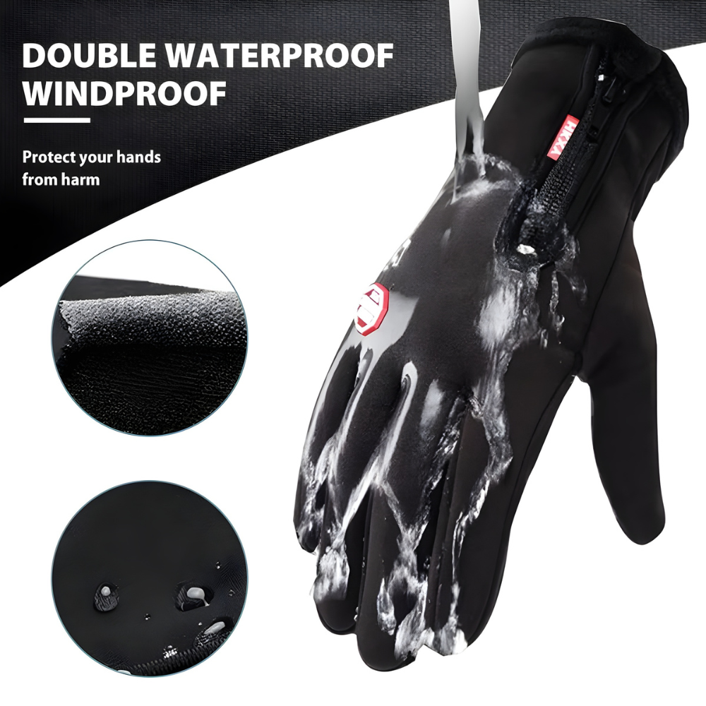Warme, wasserdichte Winterhandschuhe mit Touchscreen-Funktion