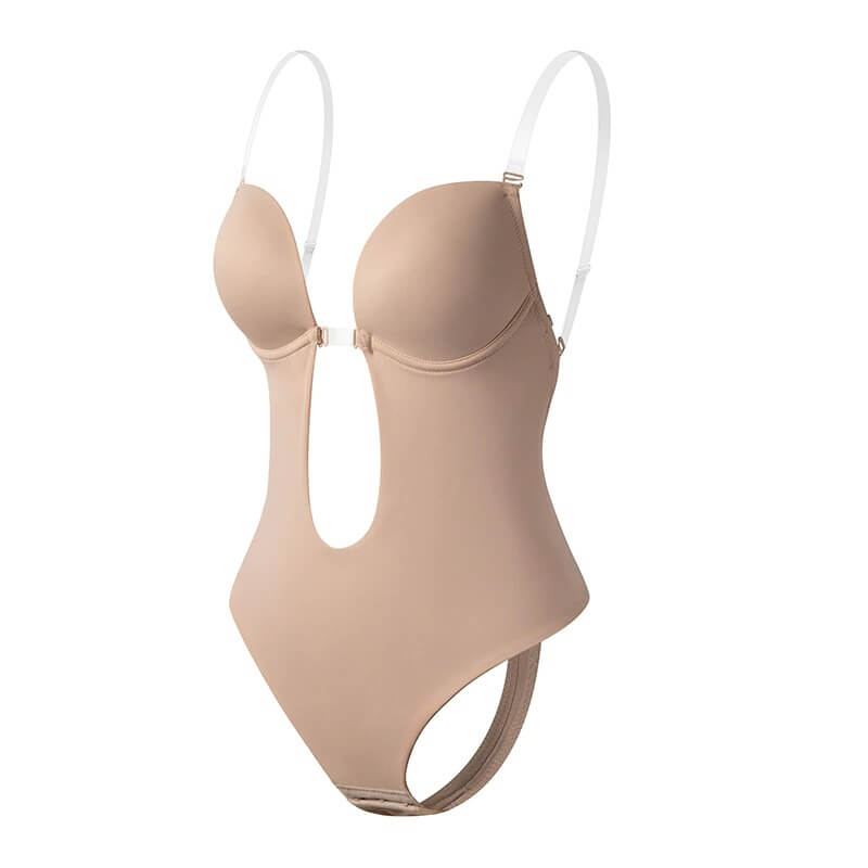 Tief ausgeschnittener rückenfreier Damen Shapewear Body