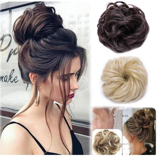 Messy-Bun-Haargummi aus Kunsthaar