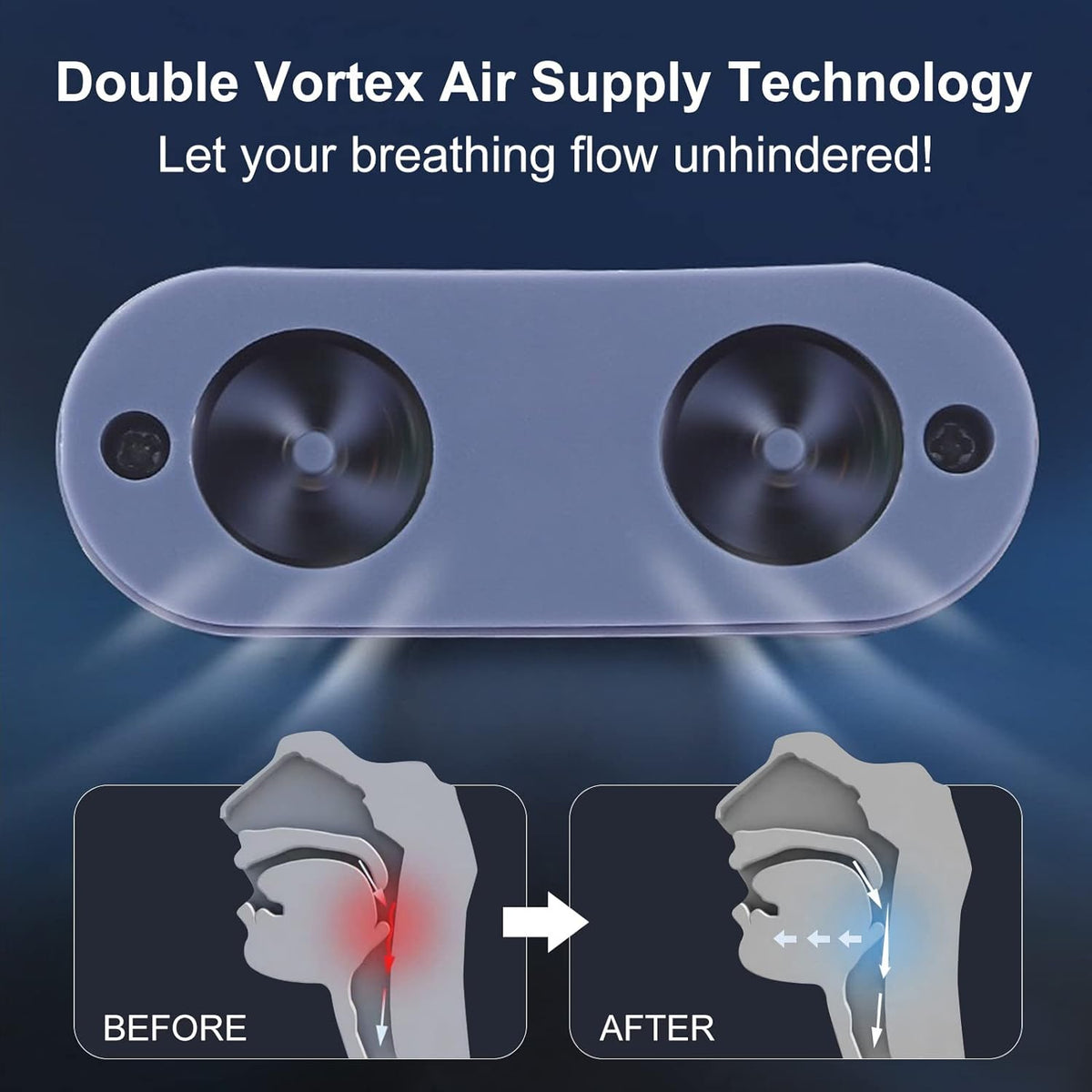 Mikro-CPAP Schlafapnoe-Gerät - Anti-Schnarch